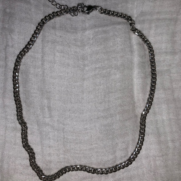 Brandy Silver Cuban Link Chain 